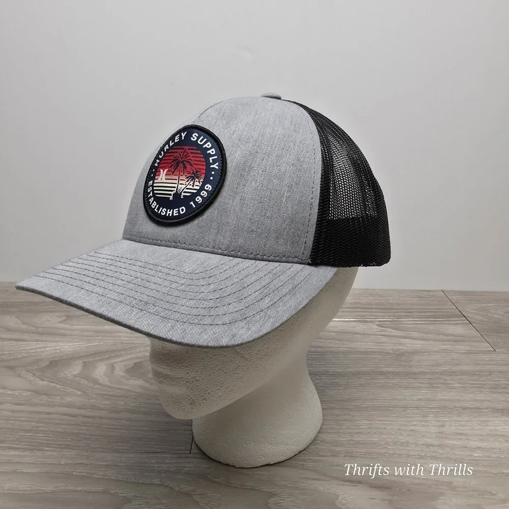 Hurley‎ Hat - Trucker Gray Hat - One Size